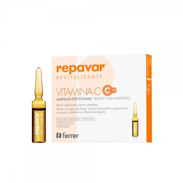 repavar revitalizante 5 ampollas efecto flash
