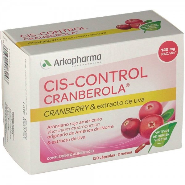 cranberola cis control 120 capsulas