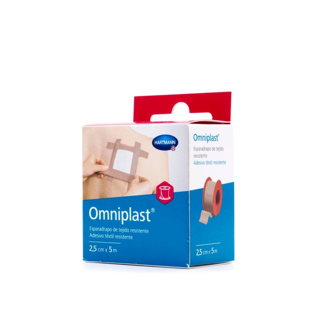 esparadrapo hipoalergico omniplast tejido 5 m x 250 cm