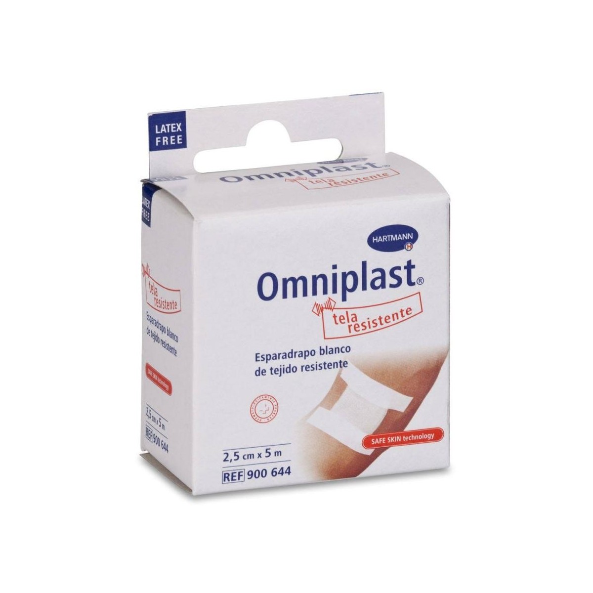 esparadrapo omniplast tela blanco 5m x 25cm