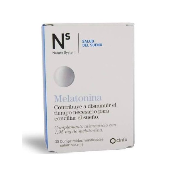 ns melatonina 30 comp masticables