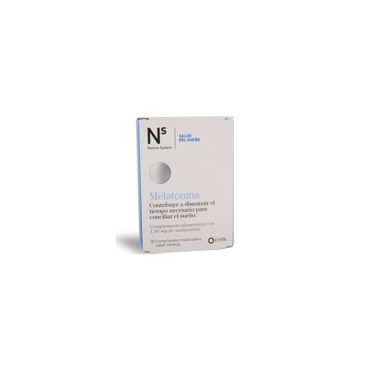 ns melatonina 30 comp masticables