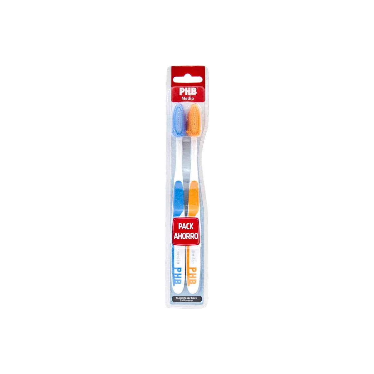 phb plus cepillo de dientes medio pack doble