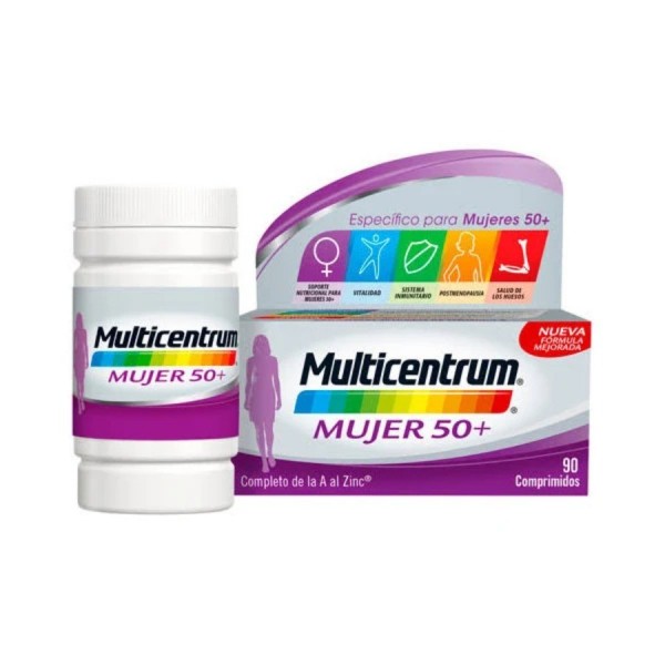 multicentrum 90 comprimidos mujer 50