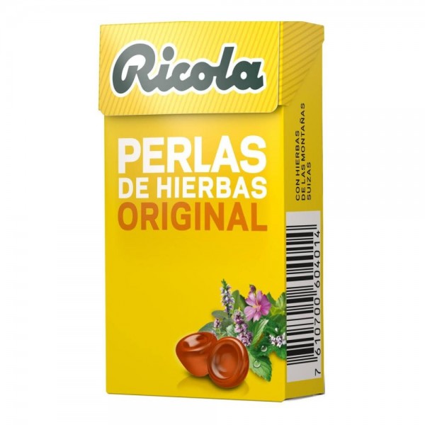 ricola perlas hierbas suizas 25 g