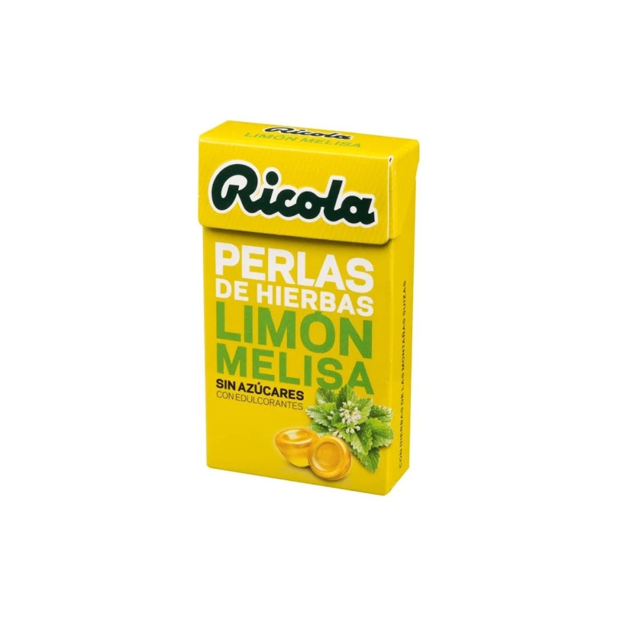 ricola perlas limon melisa 25g