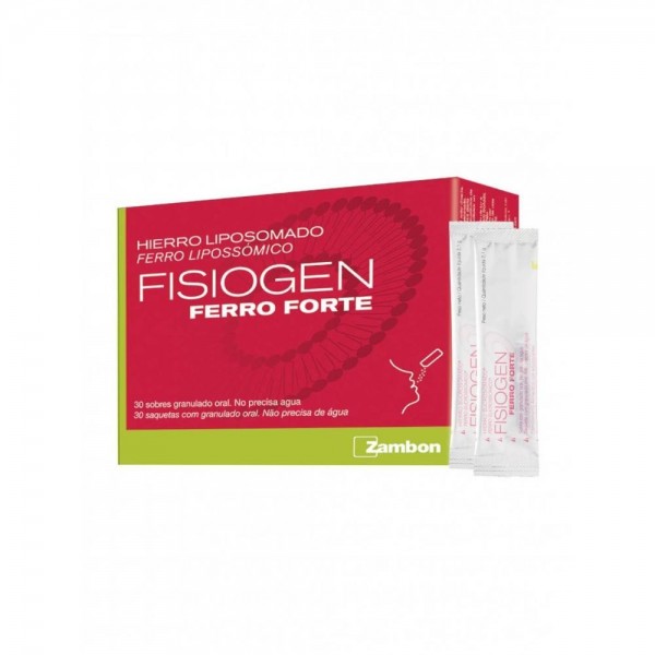 fisiogen ferro forte 30 sobres