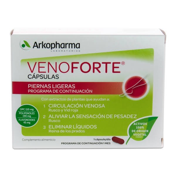 venoforte piernas ligeras 30 capsulas