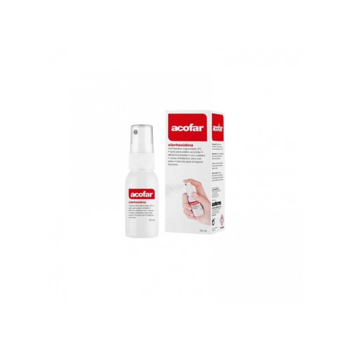 acofar clorhexidina 2 spray 25 ml