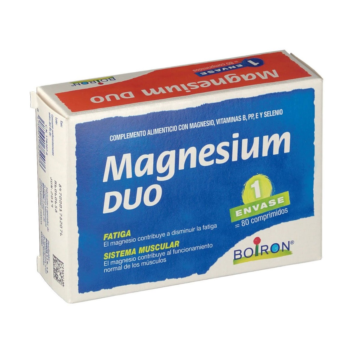 boiron magnesium duo 80 comprimidos