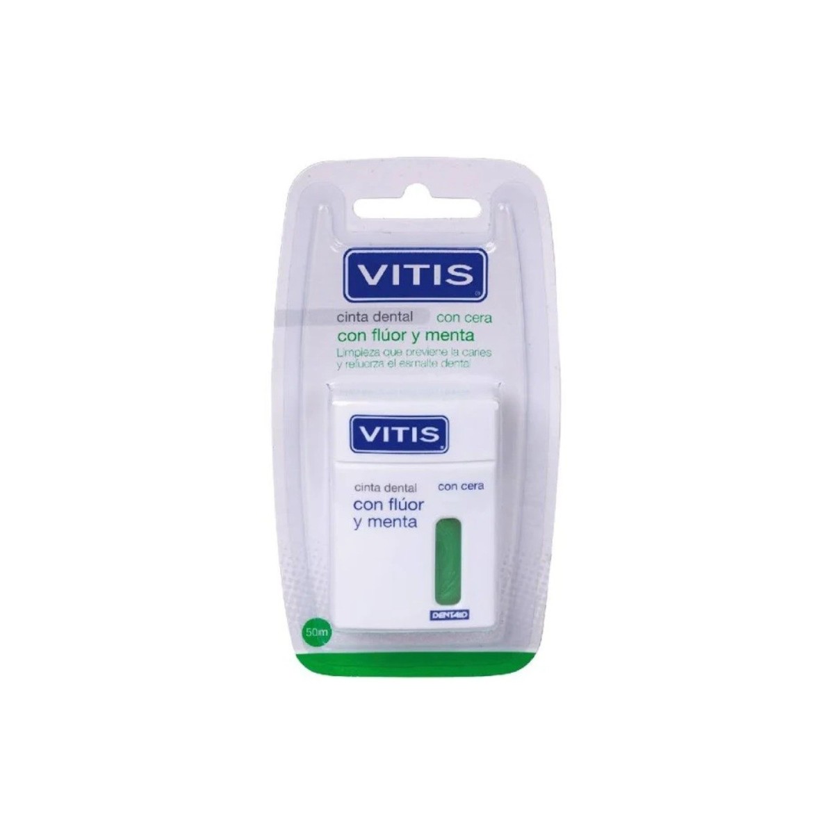 vitis cinta dental con fluor y menta