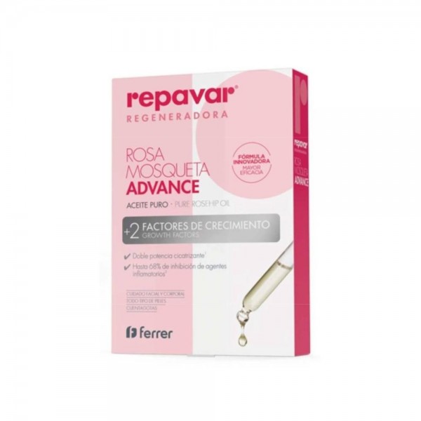 repavar regeneradora aceite puro rosa mosqueta advance 15 ml