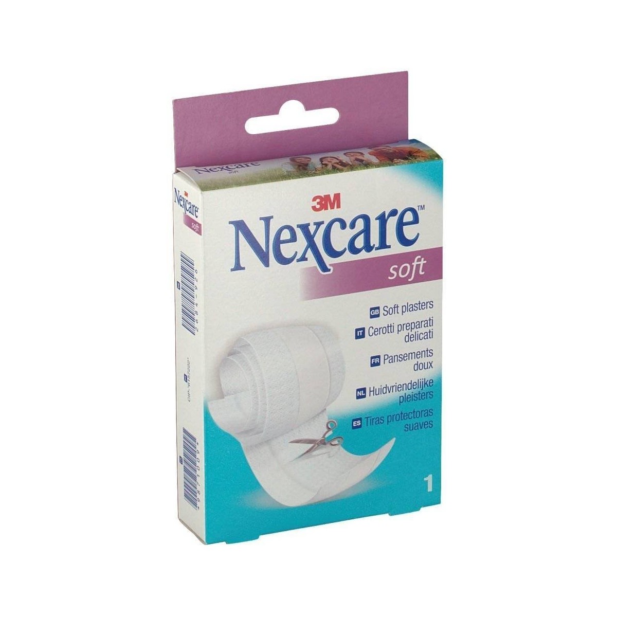 nexcare soft 1m aposito cortar
