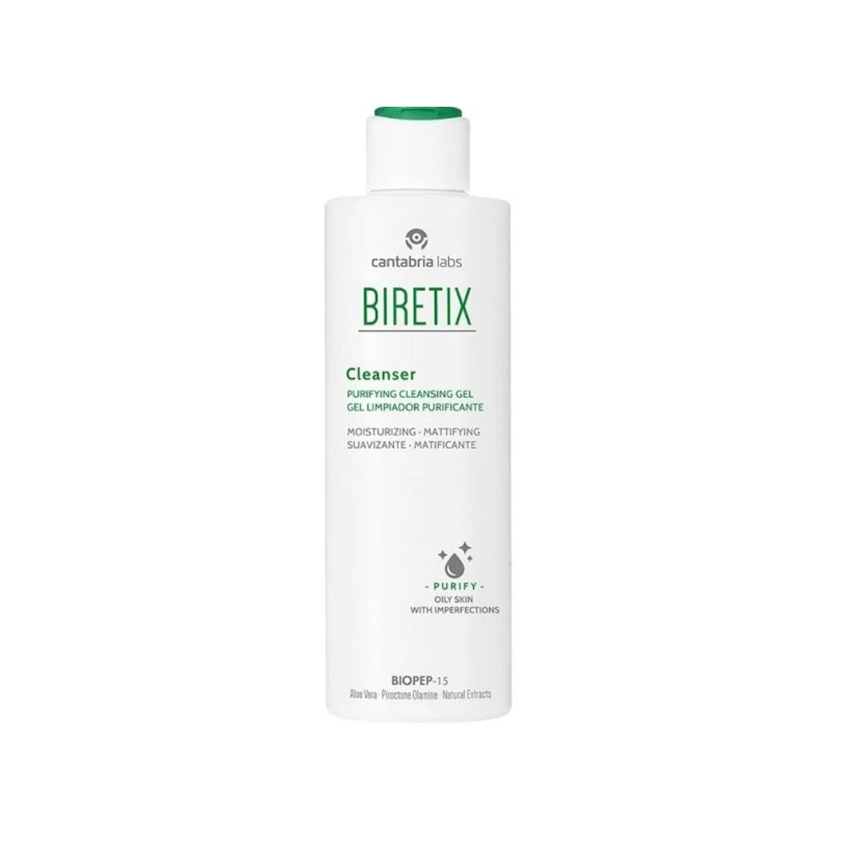 biretix cleanser gel limpiador purificante 200 ml