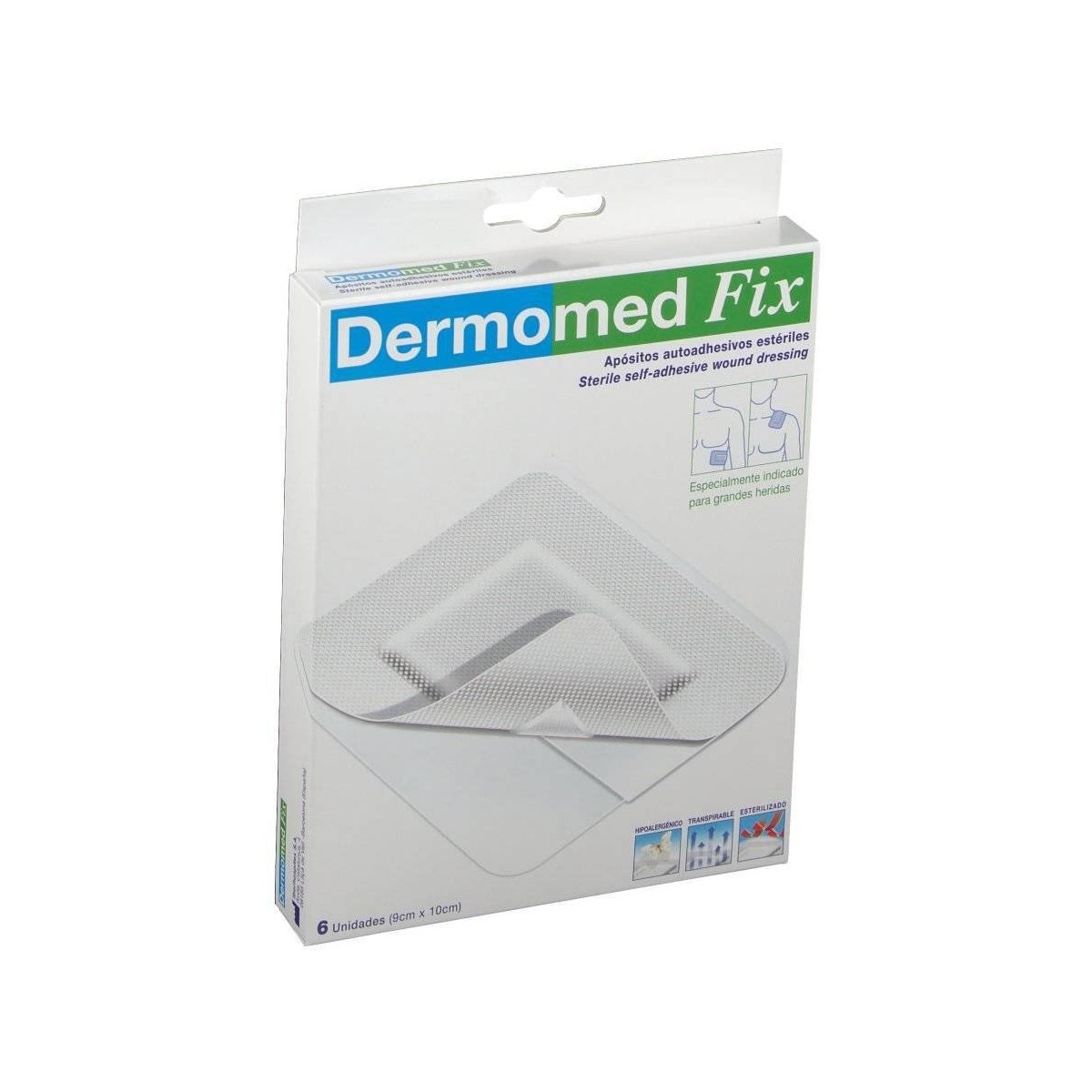 dermomed fix 9x10cm 6 apositos