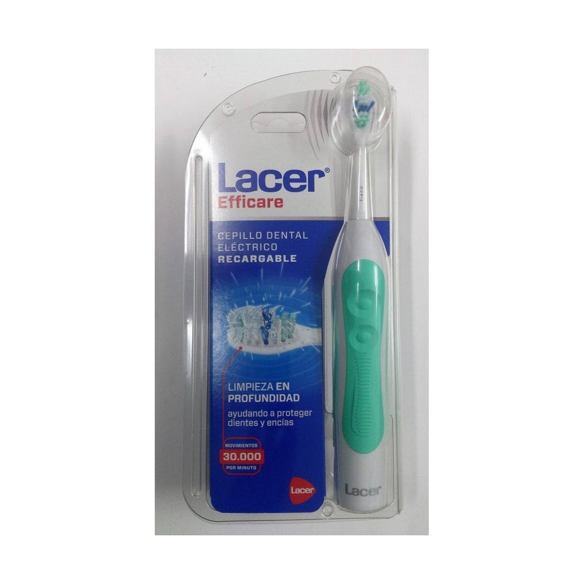 lacer cepillo dental electrico recargable efficare