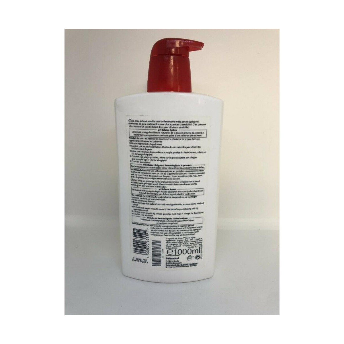 eucerin oleogel de ducha ph5 1000 ml