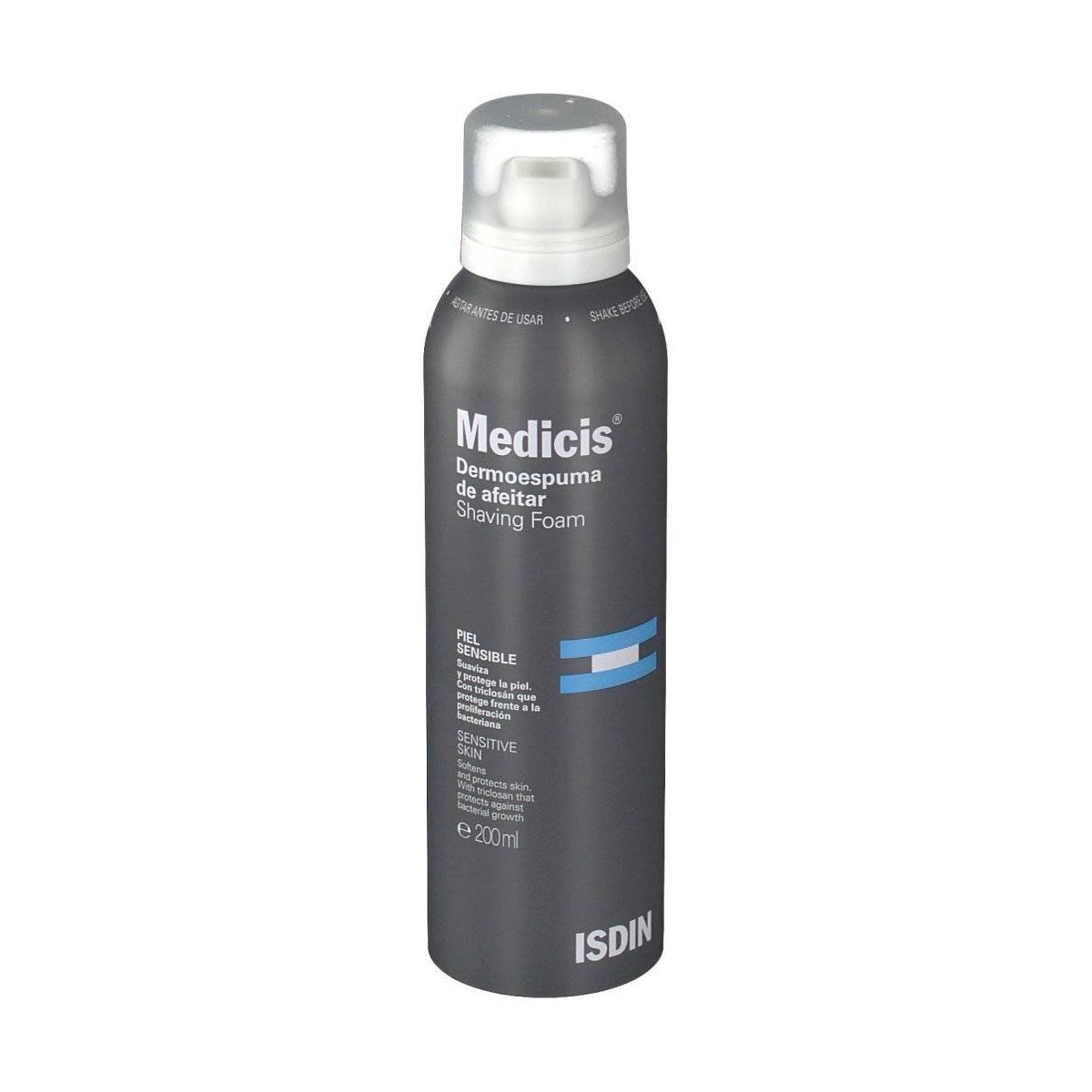 medicis dermoespuma de afeitar 200 ml isdin