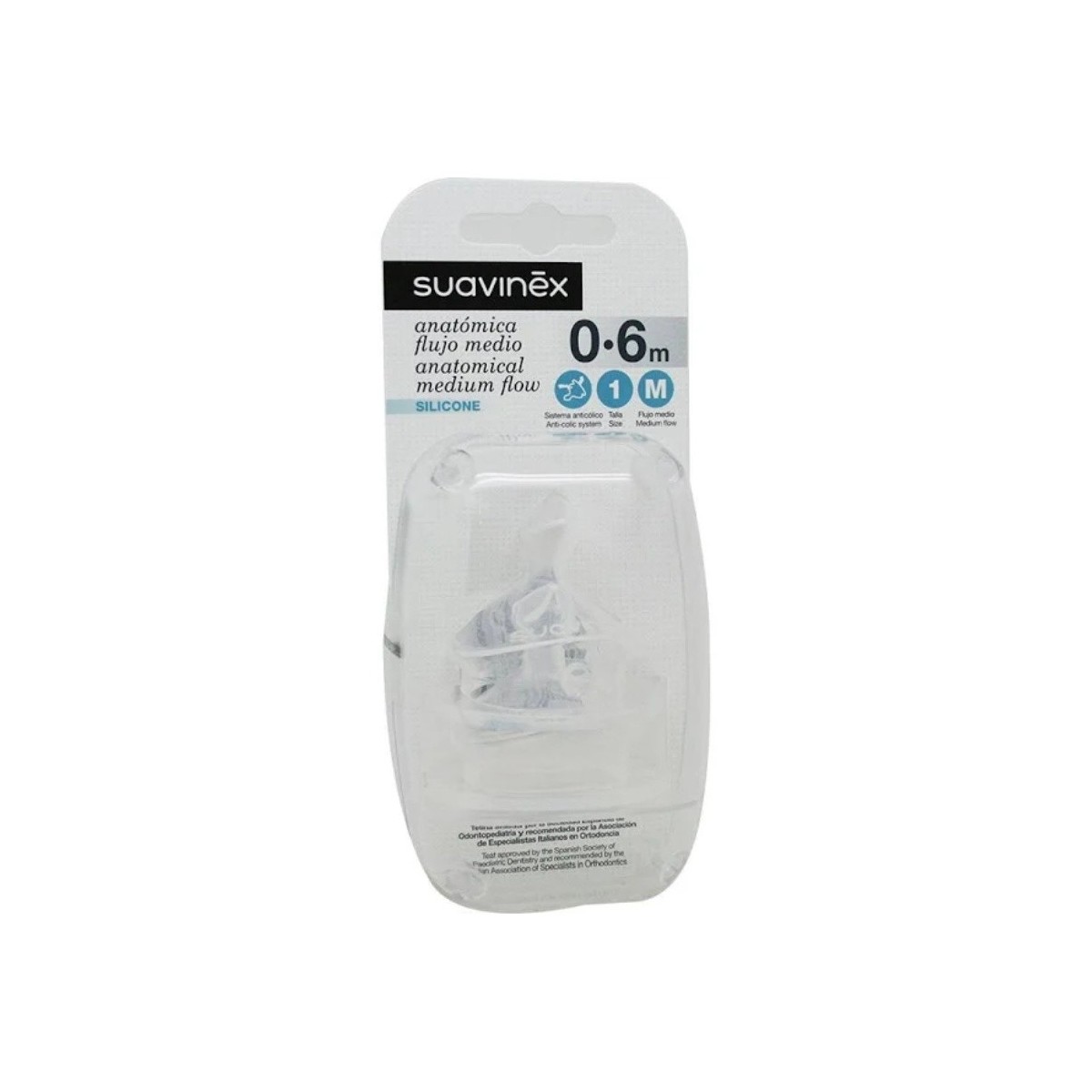 tetina silicona anatomica suavinex t1m 2 u