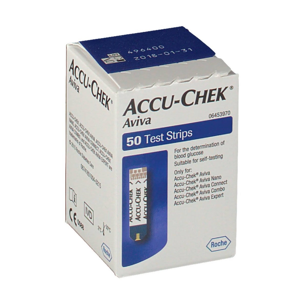 accu chek aviva 50 tiras reactivas
