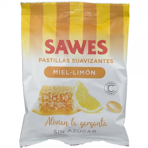 sawes caramelos miel limon sin azucar 50 g