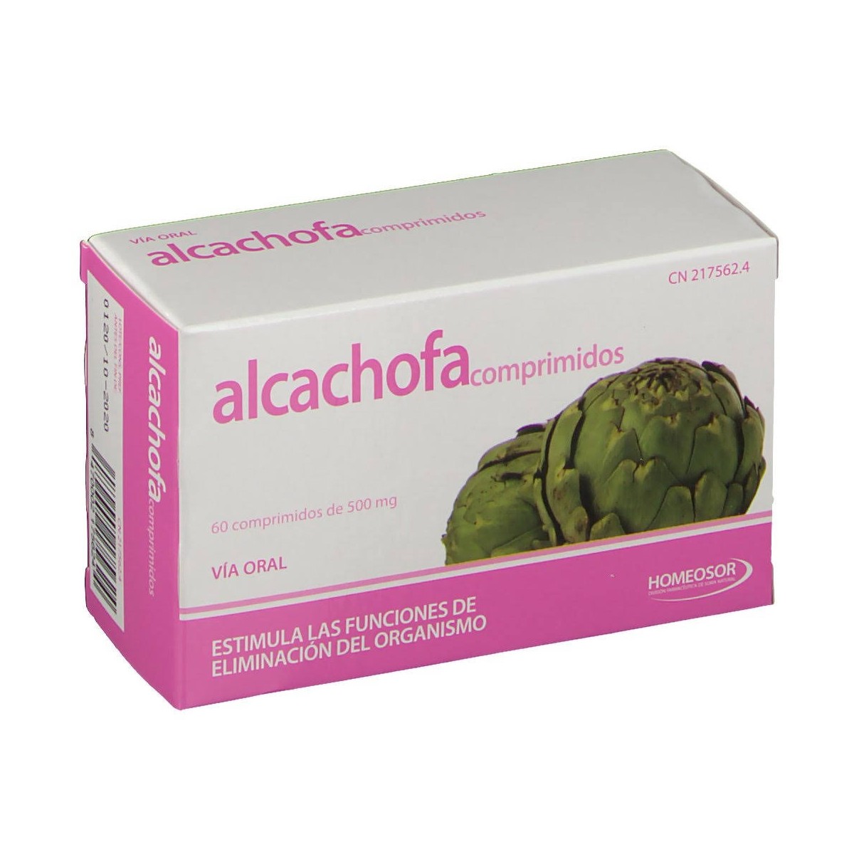 alcachofa 60 comprimidos homeosor