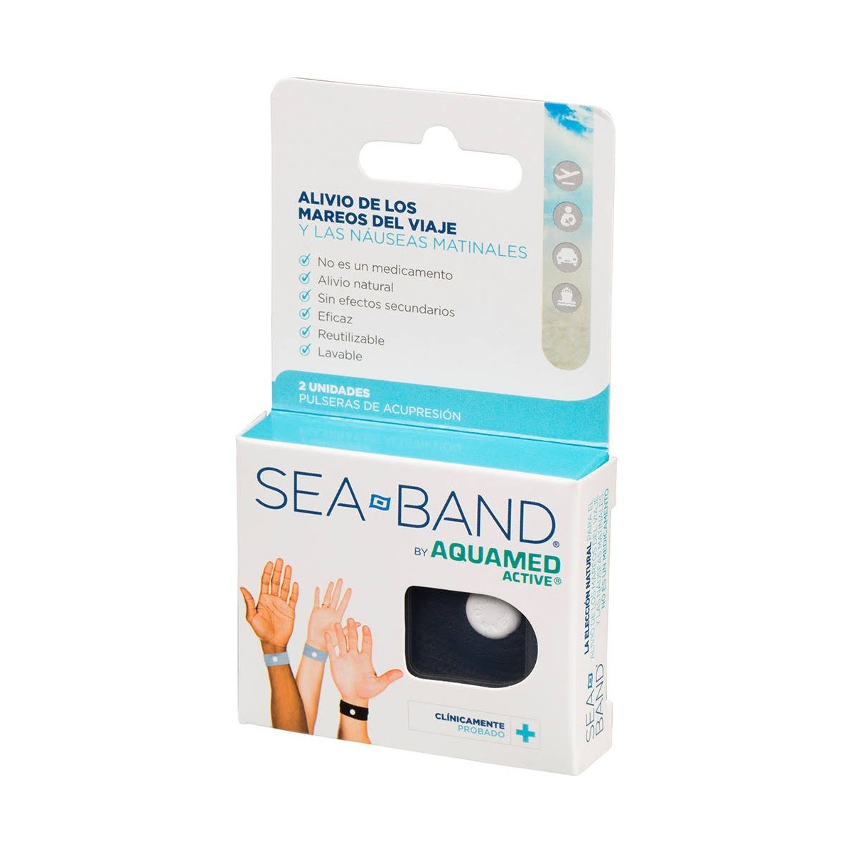 aquamed active pulsera antimareo