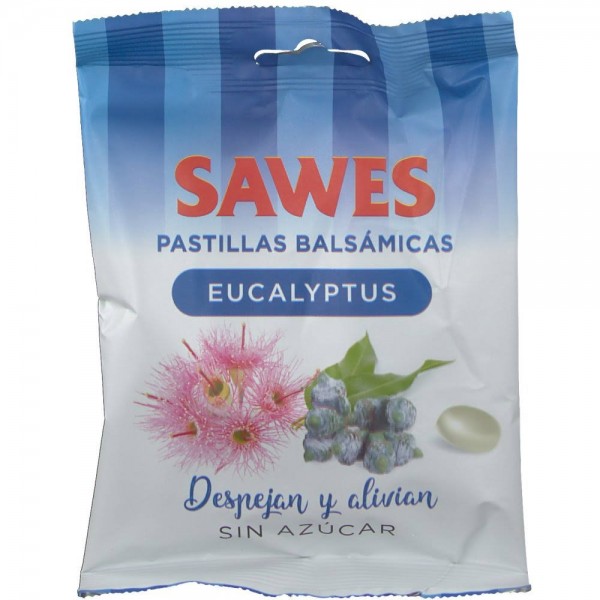 sawes caramelos eucalipto sin azucar 50 g