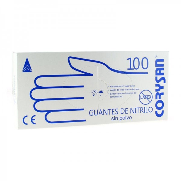 guantes corysan nitrilo tmed 100 und