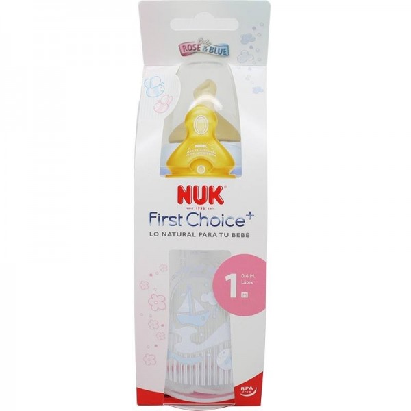 nuk biberon azul 300 ml