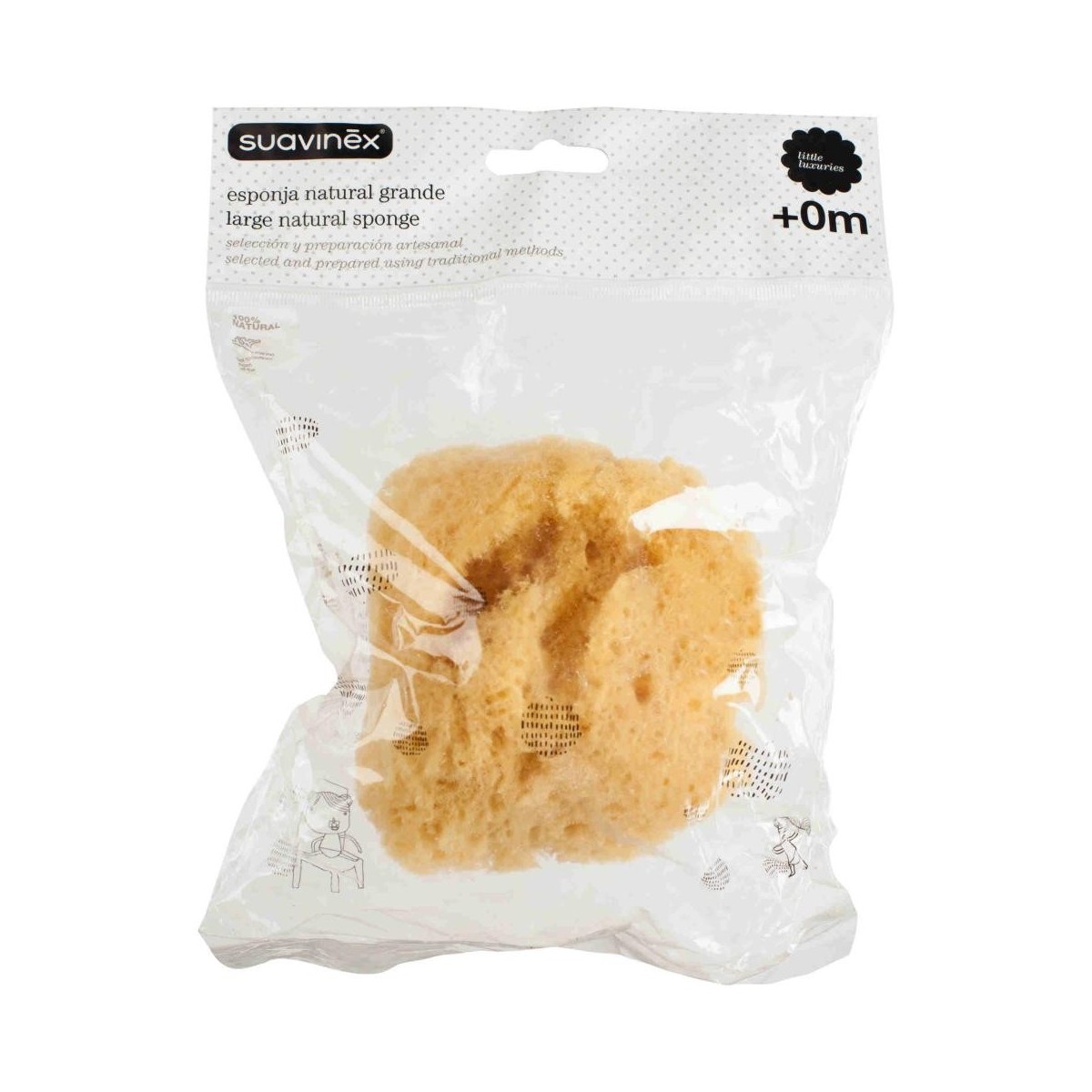 suavinex esponja natural grande