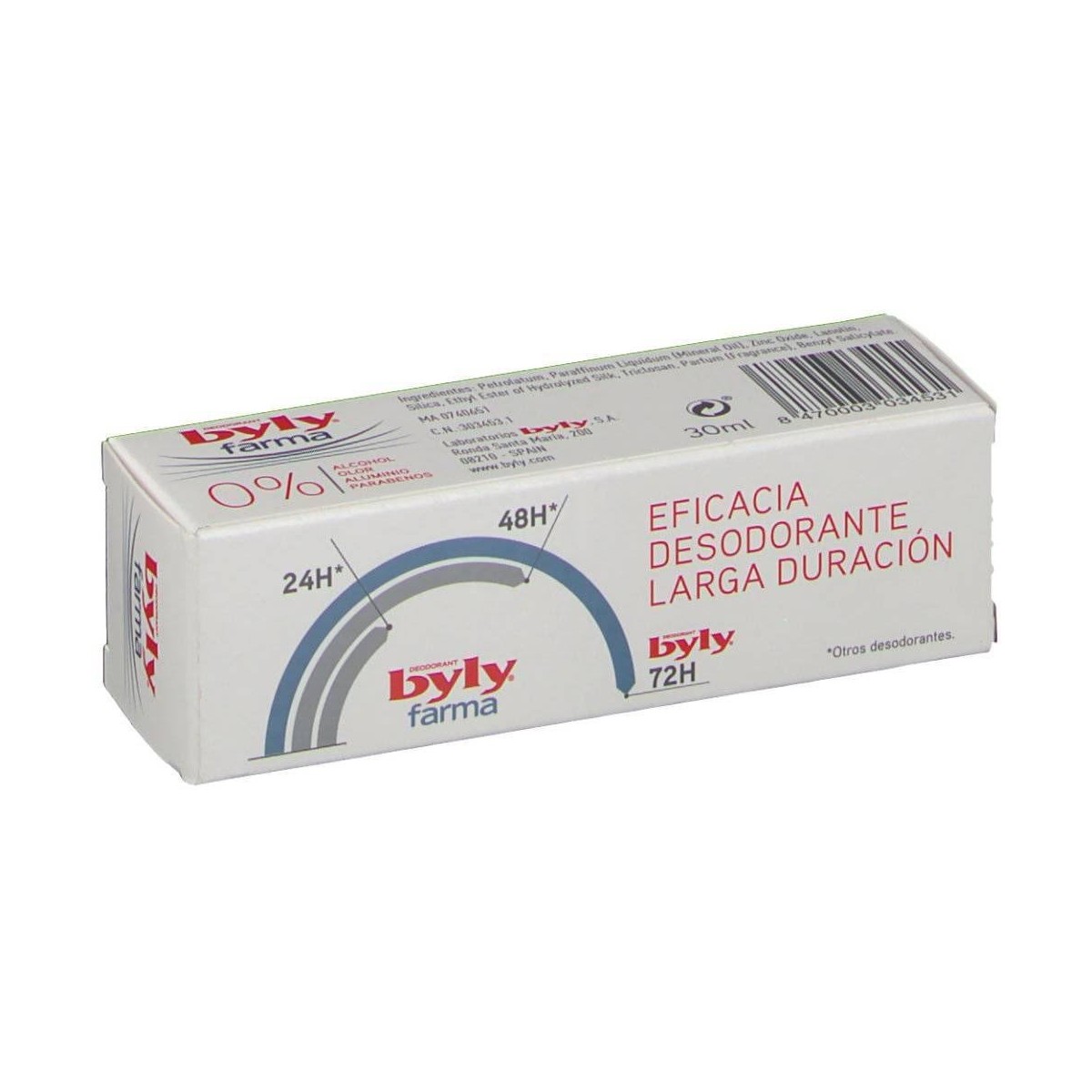 byly crema desodorante 30 ml