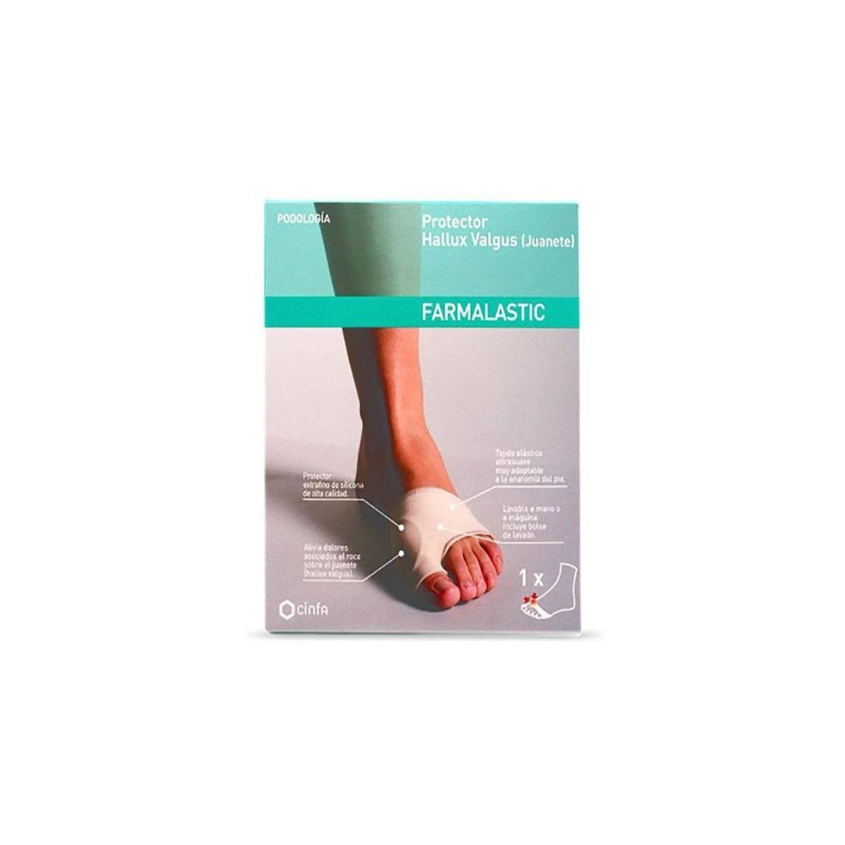 farmalastic protector juanetes hallux valgus t gde