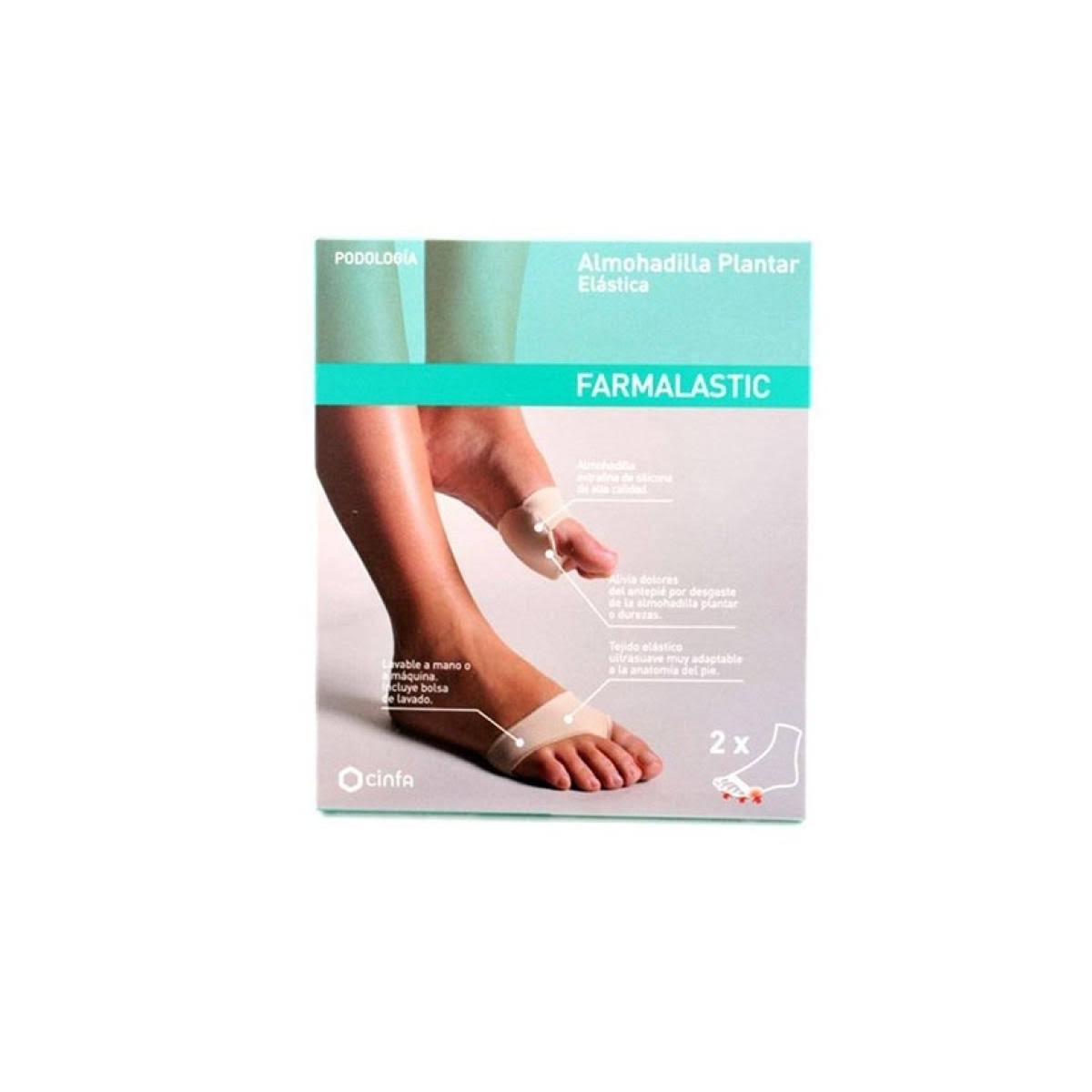 almohadilla plantar farmalastic t39 41
