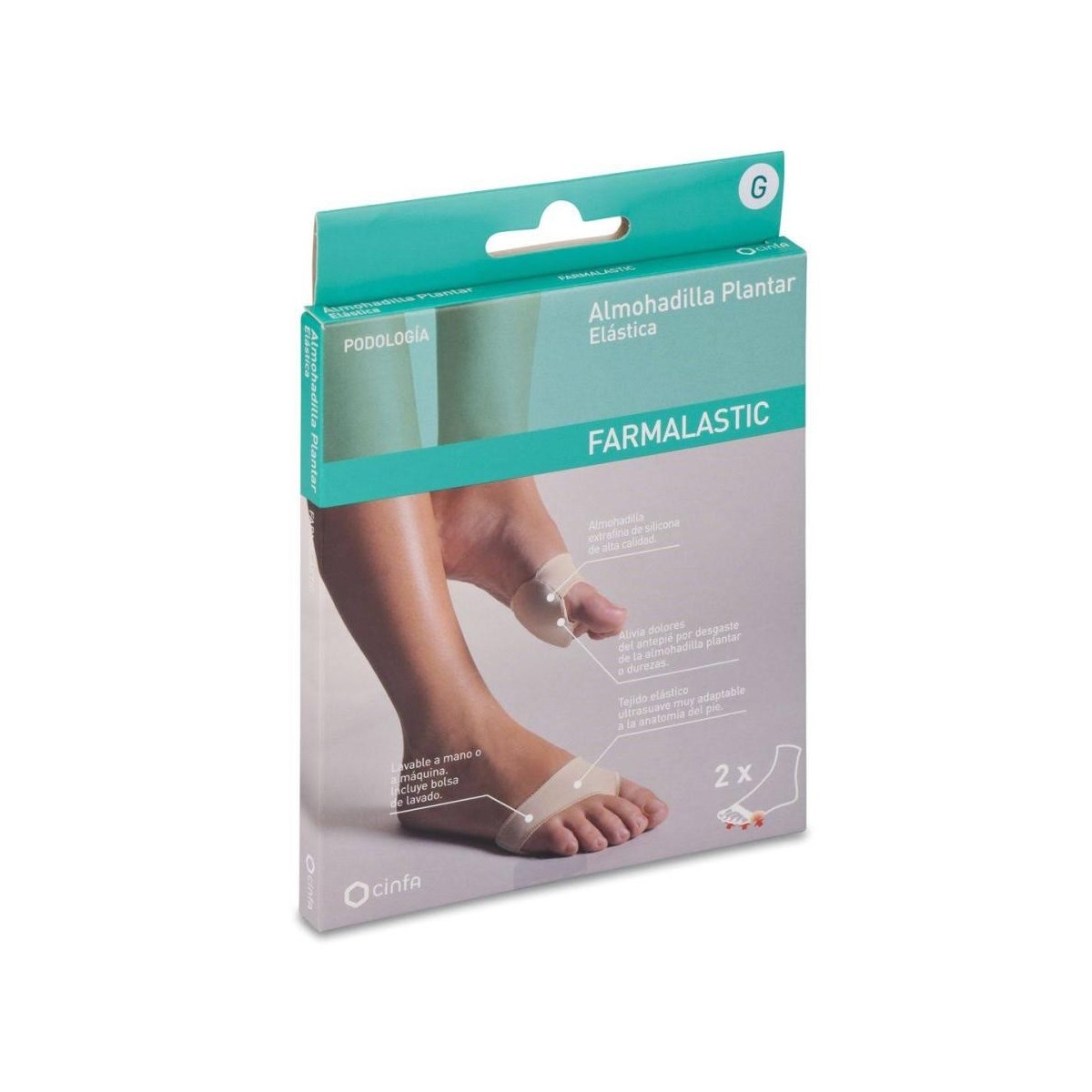 almohadilla plantar farmalastic t42 45