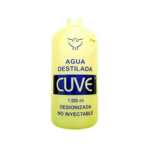 agua destilada 1000 ml cuve