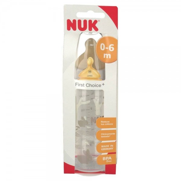 nuk biberon latex first choice 300 ml leche m 0 6m