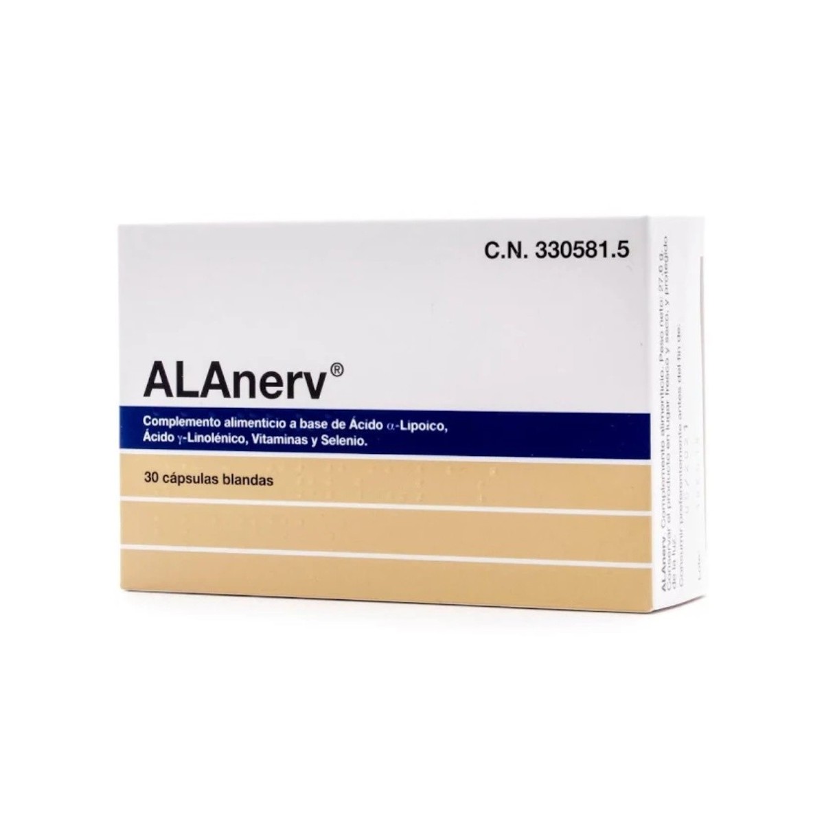 alanerv 30 capsulas