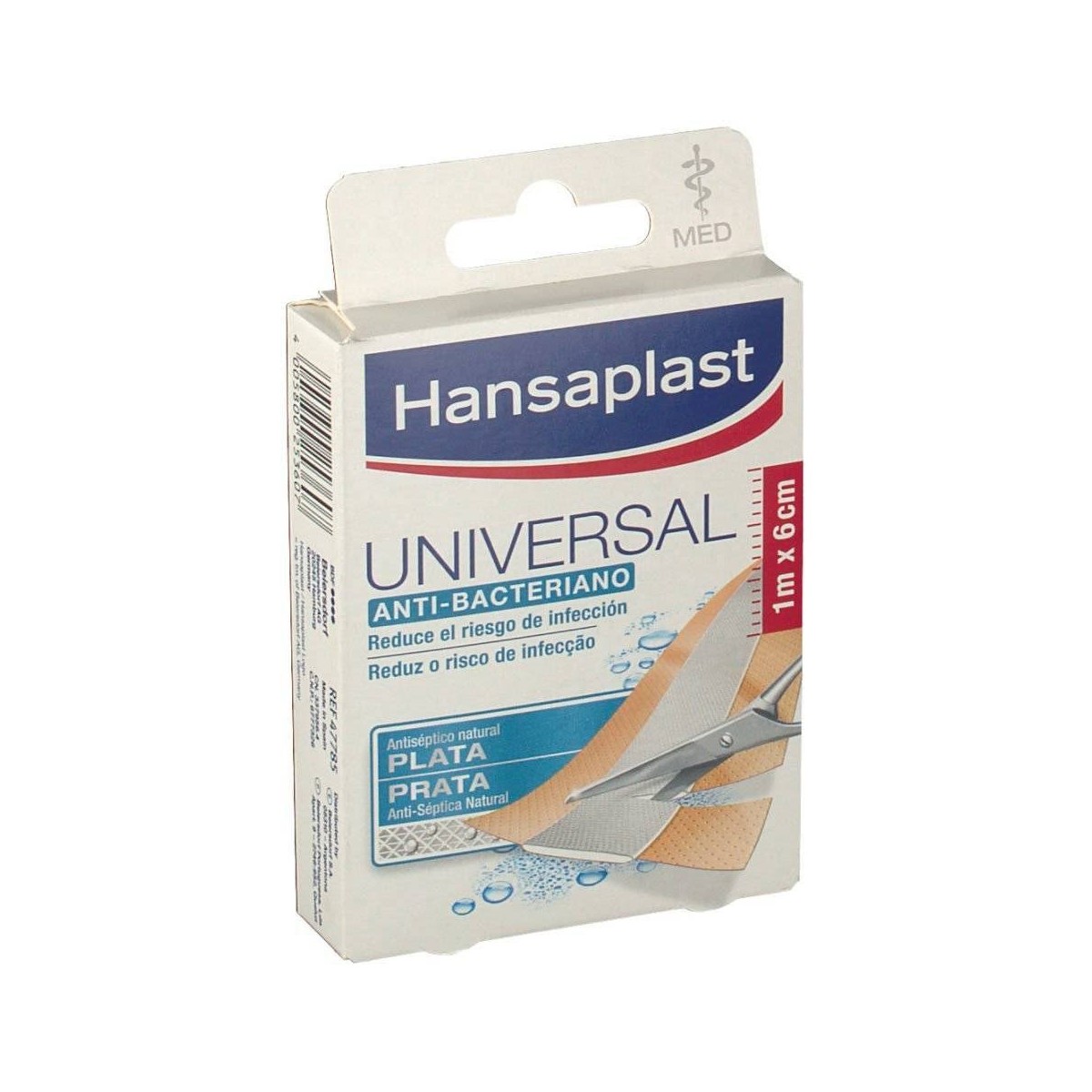 hansaplast universal tira 1m x 6cm