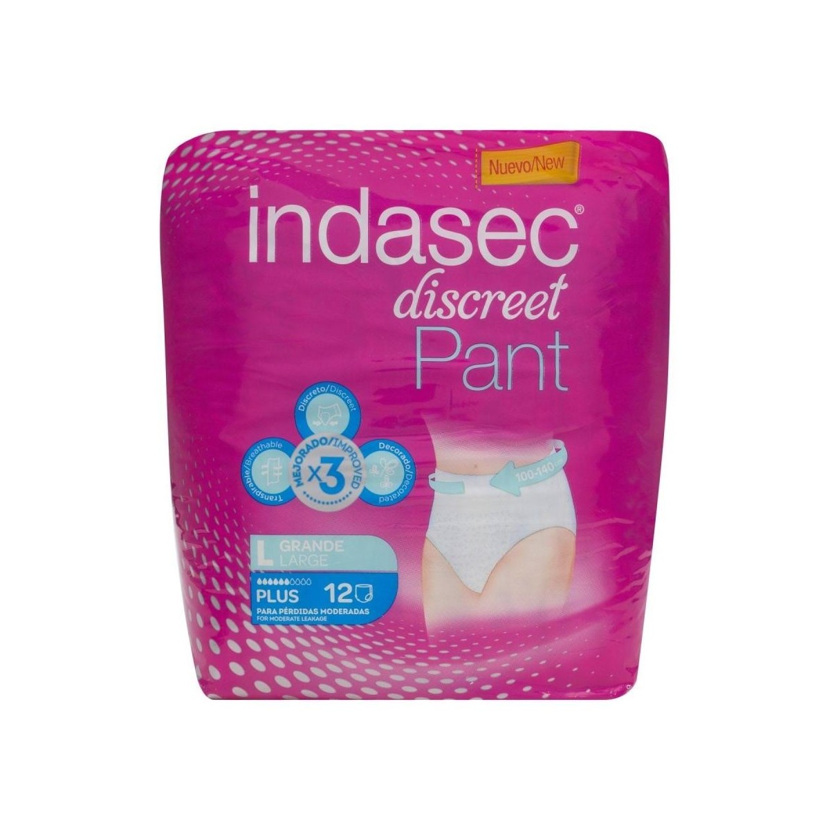 indasec pant plus grande 12 u