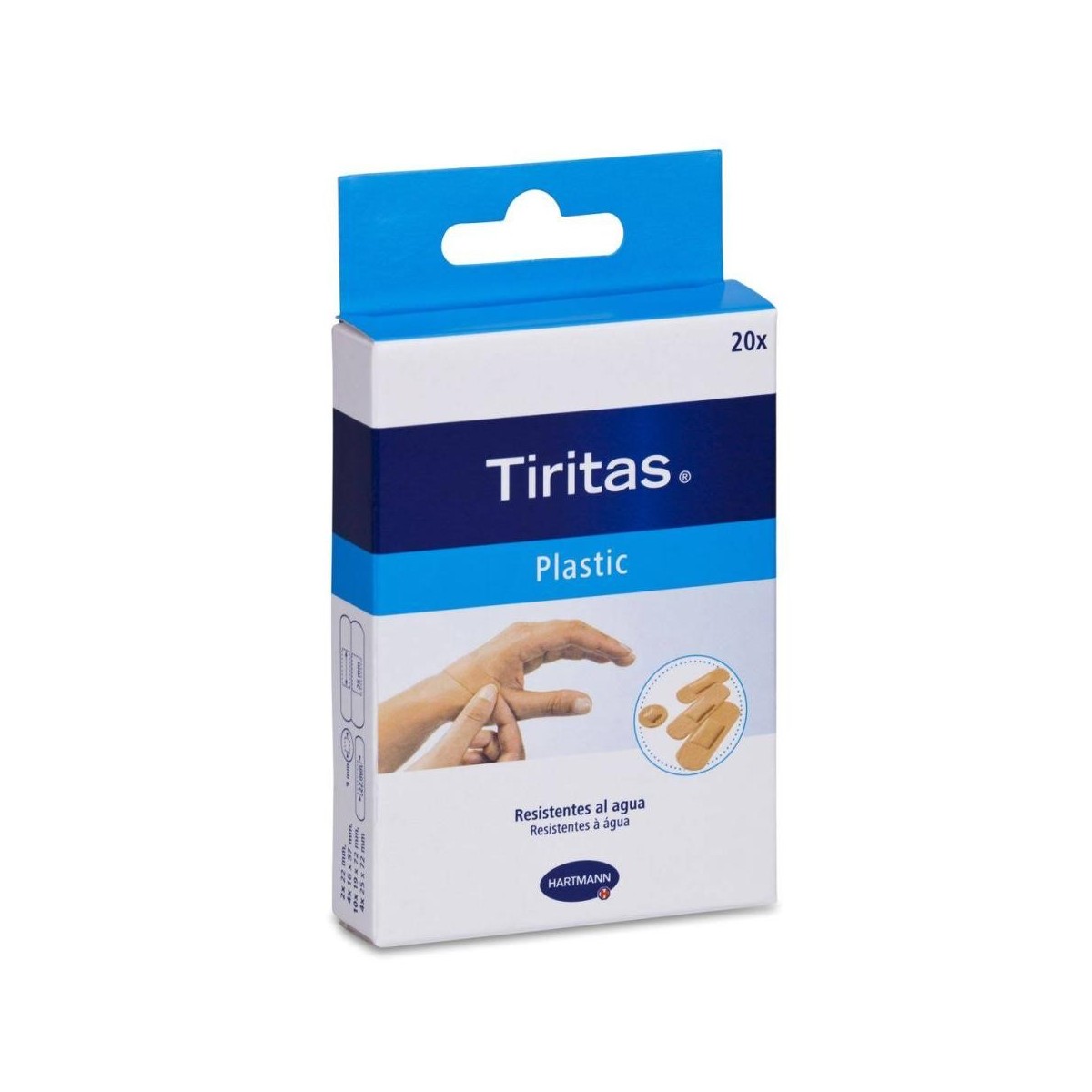 tiritas plastic surtido 20 uds