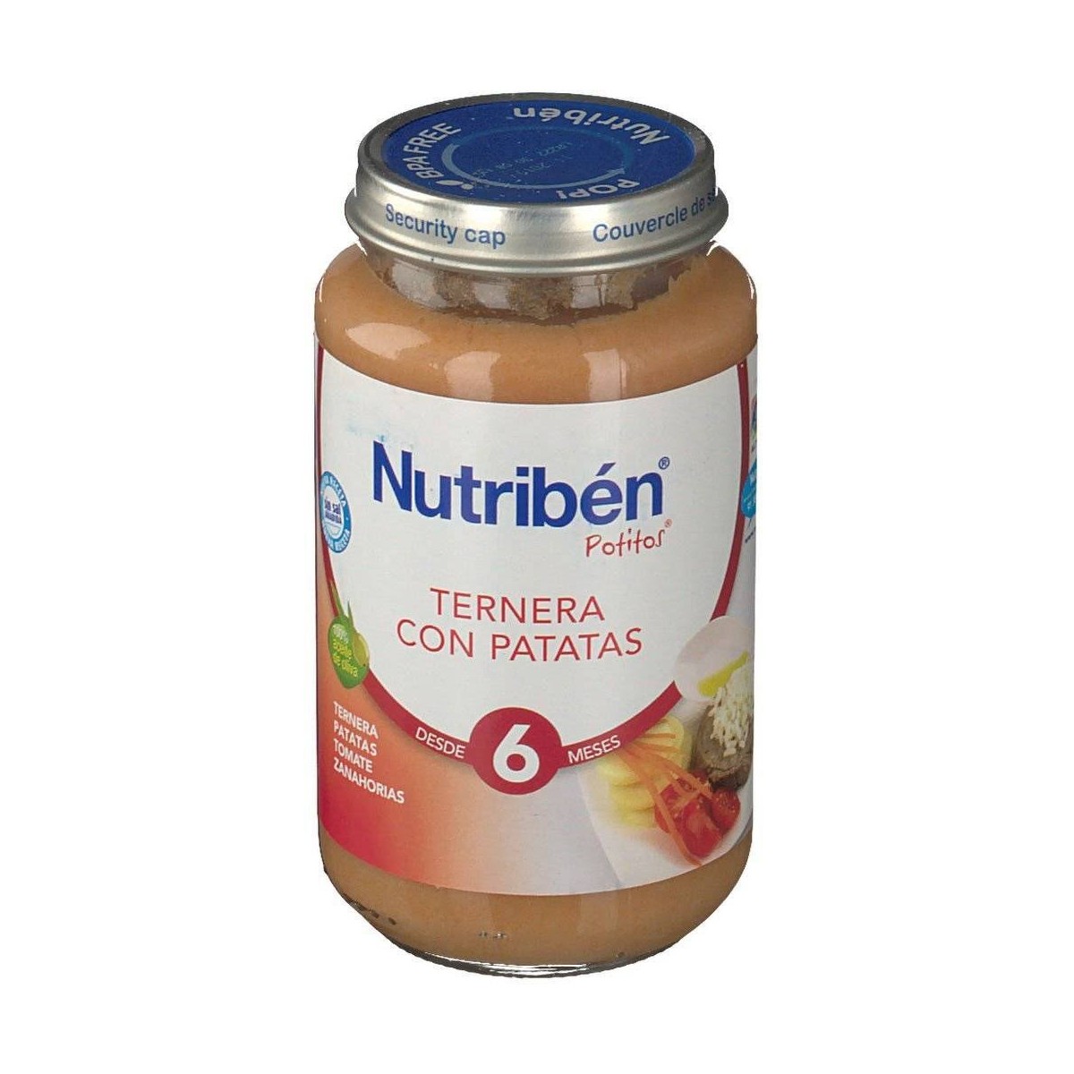 nutriben ternera con patatas 250 g