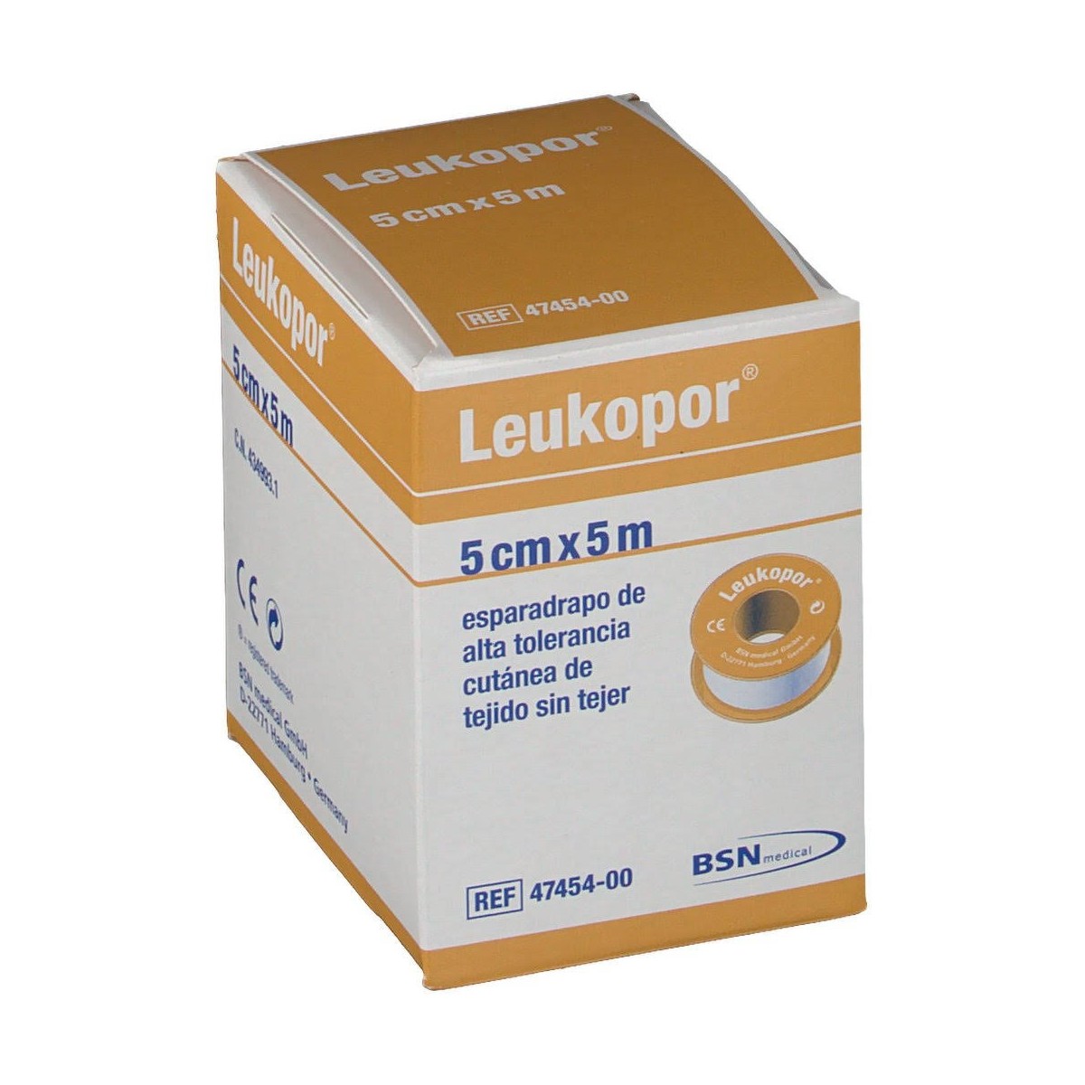 esparadrapo papel leukopor 5x5cm