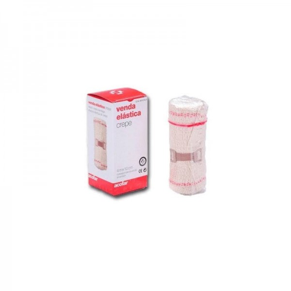 acofar banda elastica crepe elastico 4 m x 10 cm