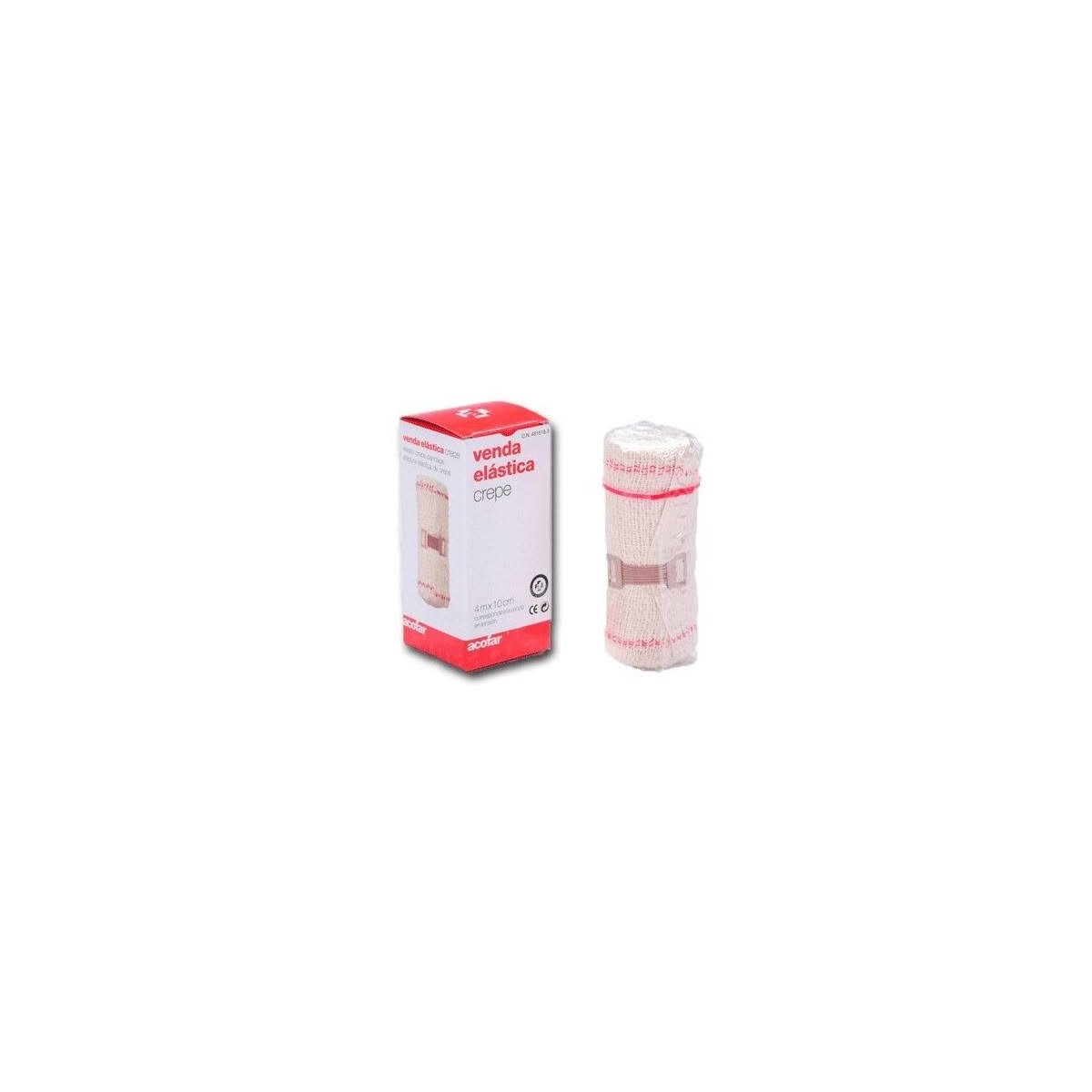 acofar banda elastica crepe elastico 4 m x 10 cm