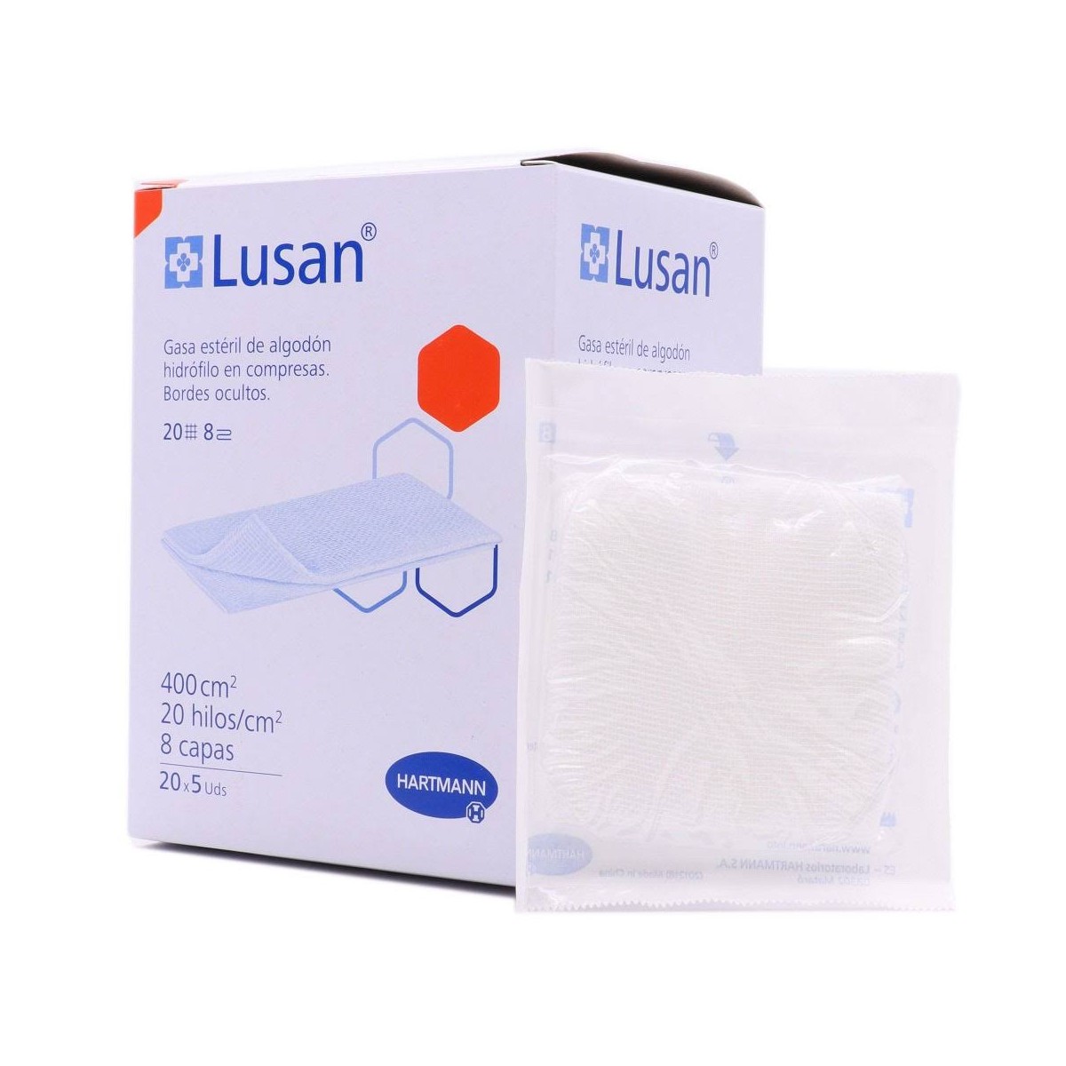 lusan gasa esteril 100 u