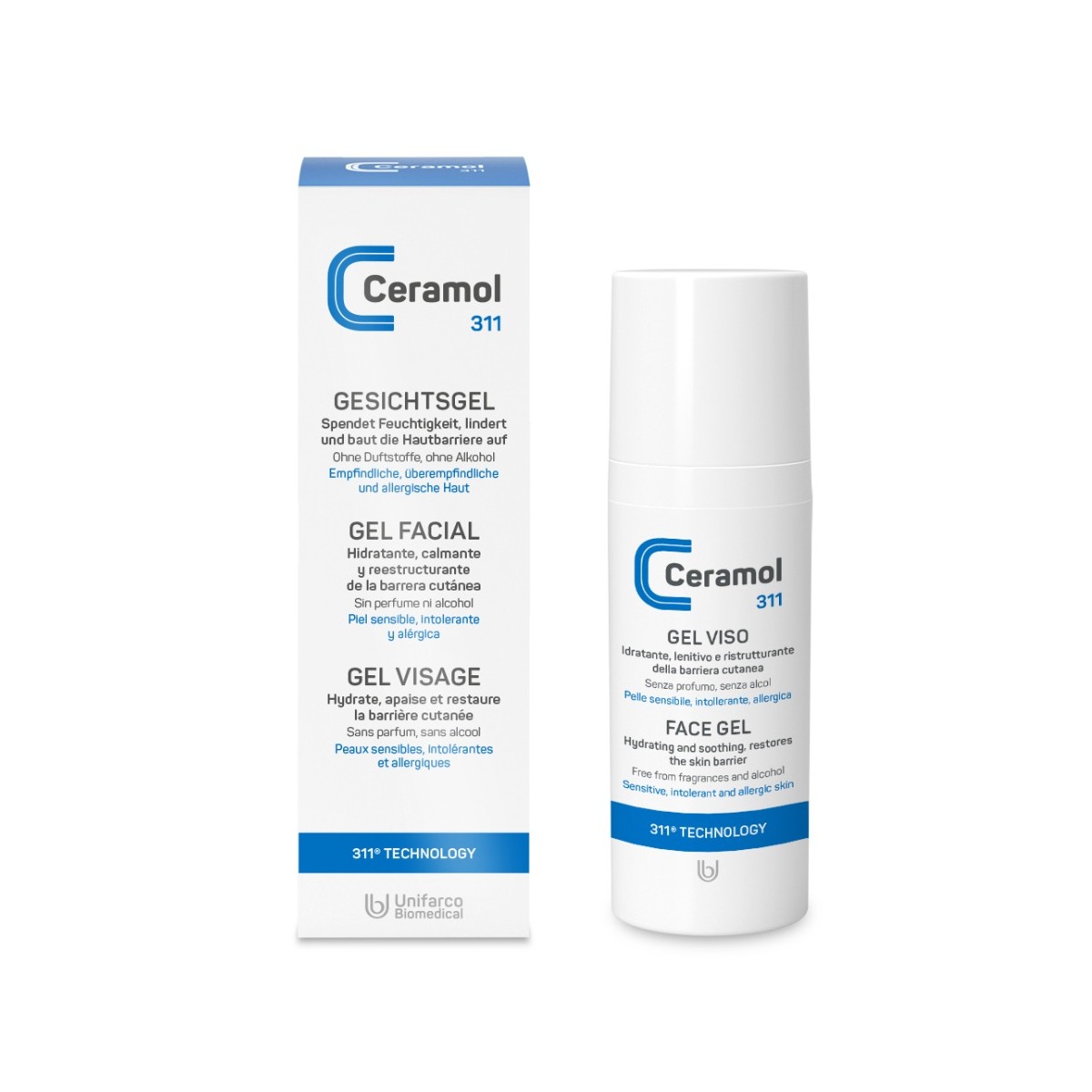 Ceramol Gel Facial 50 ml