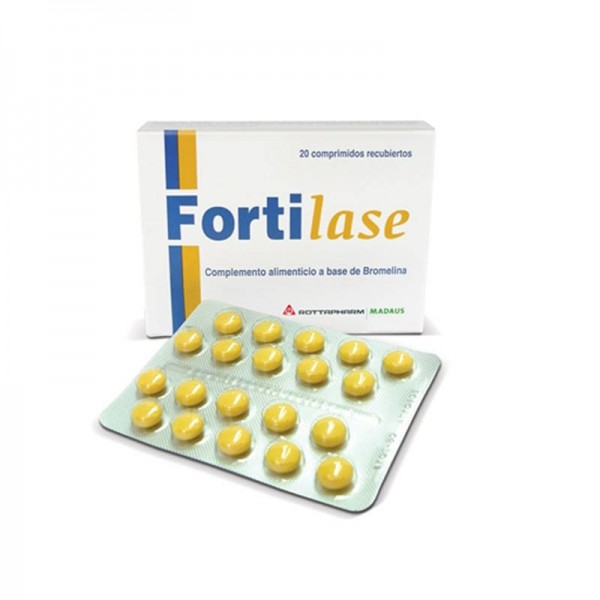 fortilase 20 comprimidos