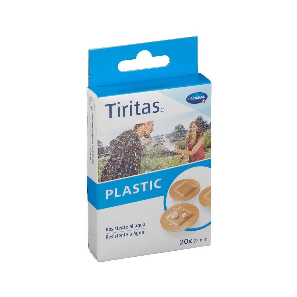 tiritas plastic 20 u redondas