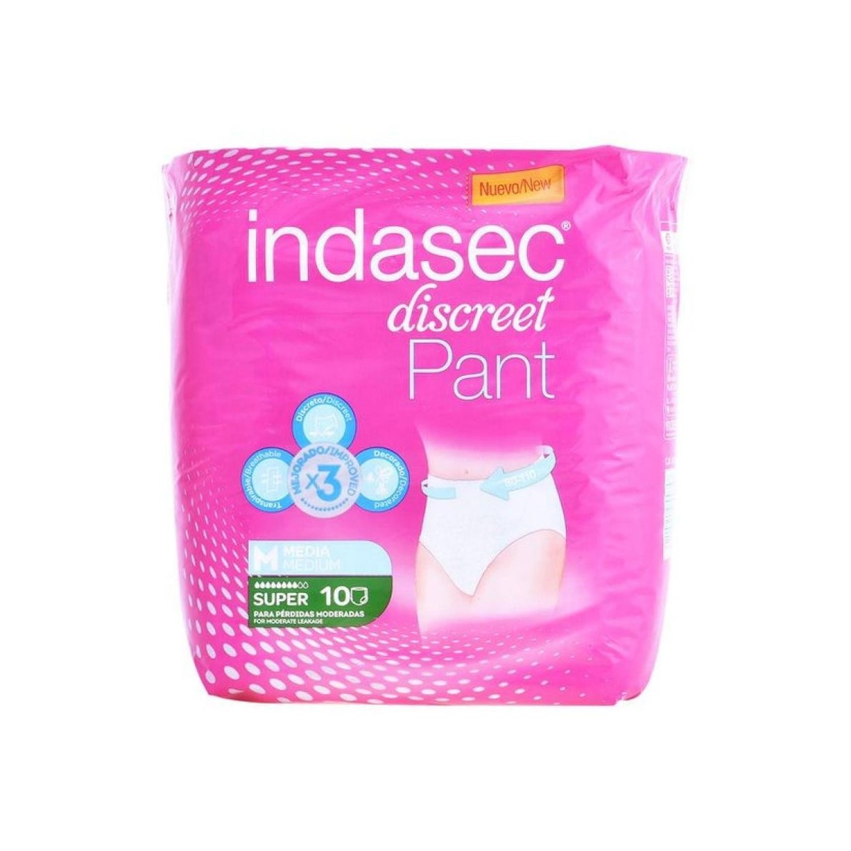 indasec pant super talla mediana